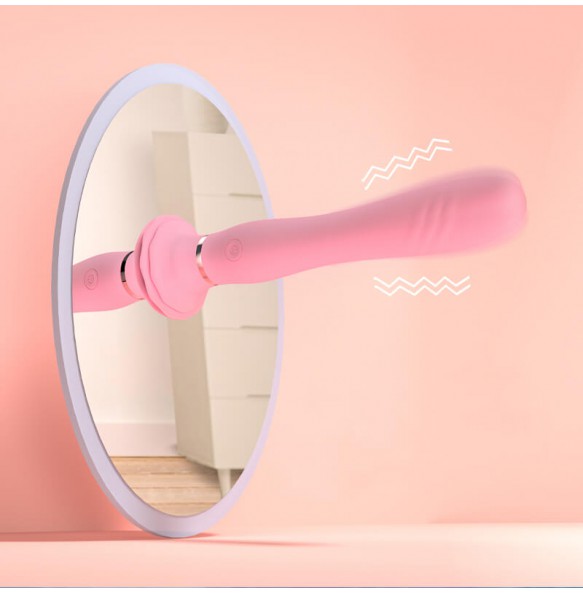 Japan GALAKU - Ballet Heating Vibrator Massager Head With Suction Cup (Chargeable - Pink)